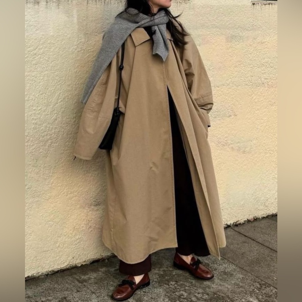 Babaton beige tan trench